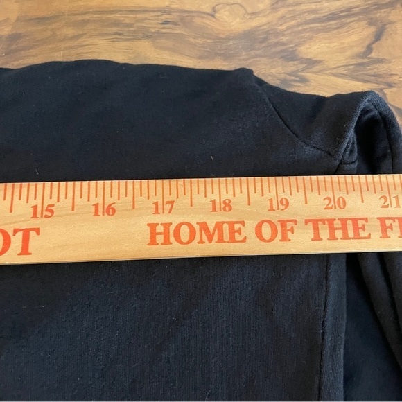 Victoria's Secret S Black V-Neck Long Sleeve Modal Pullover Tunic Sweater Top - Picture 3 of 4